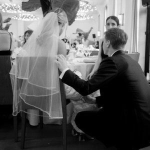 BHLDN Ribboning Cirque Veil (Ivory)